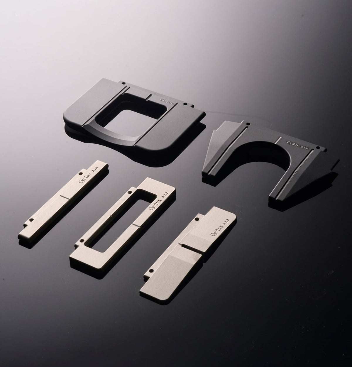 CYCLUX rear modules laid out