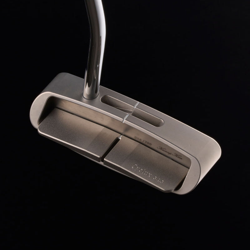 CYCLUX 3.1.3 stability blade putter with MOD3 rear module, rear view
