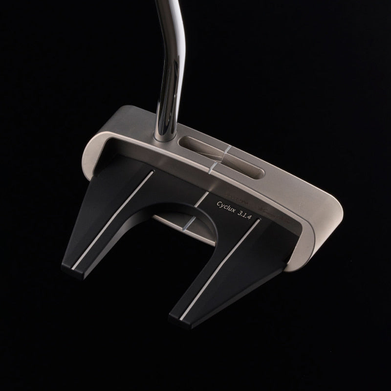 CYCLUX 3.1.4 control mallet putter with MOD4 rear module, rear view