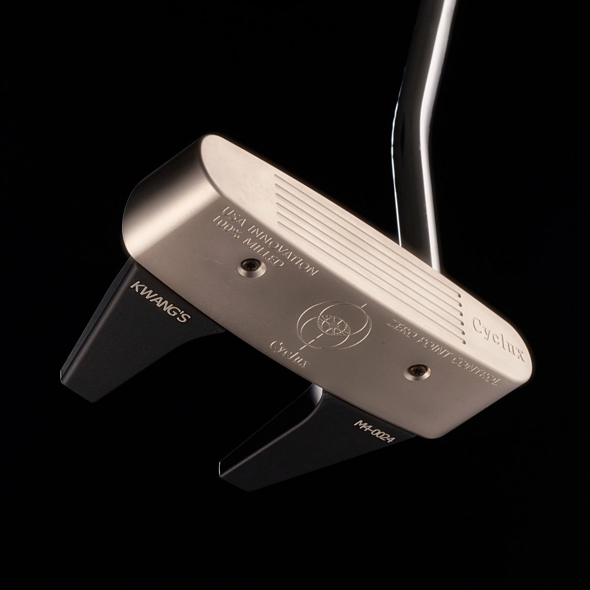 CYCLUX 3.1.4 control mallet putter, sole view