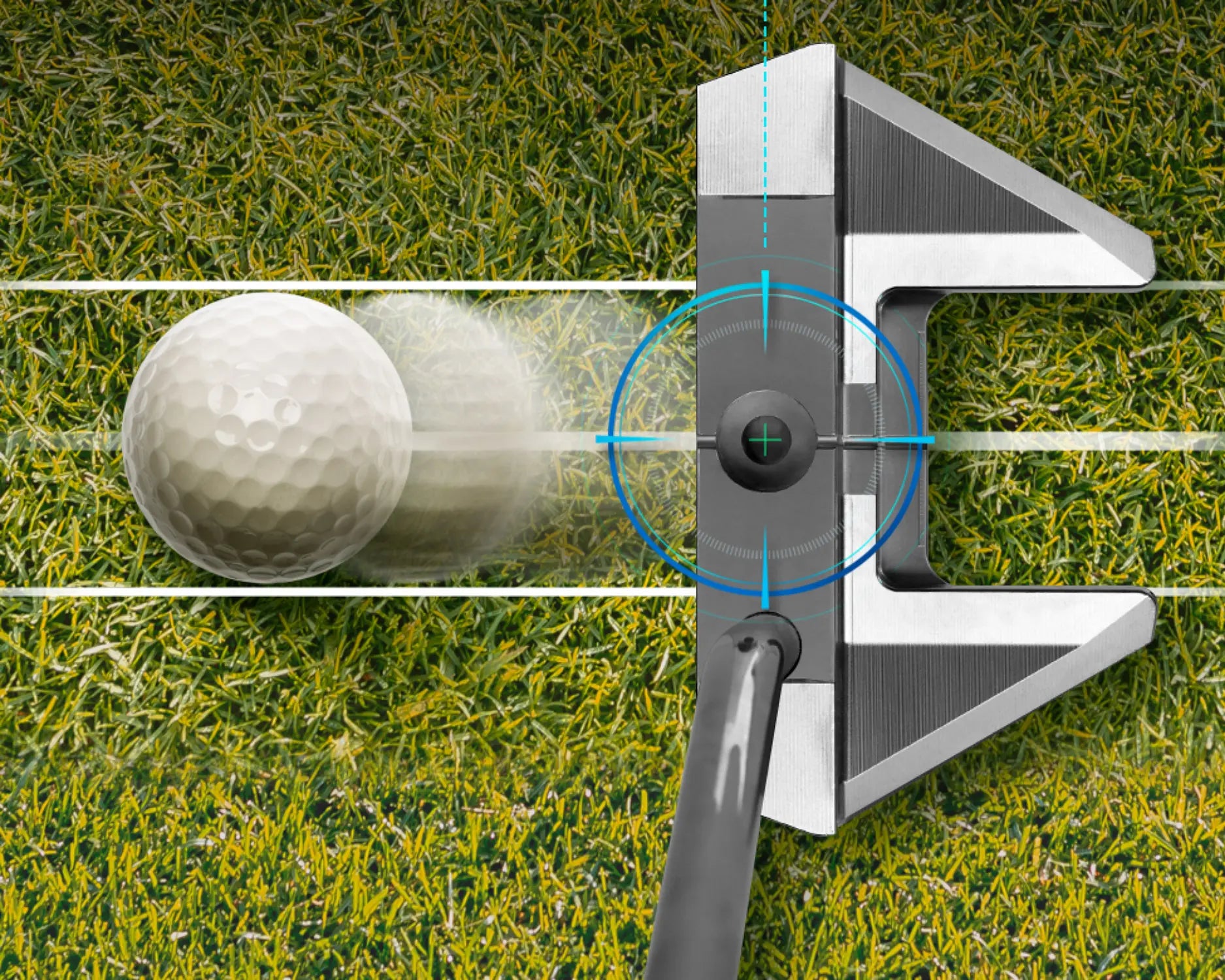 108GOLF Cyclux Putter with Zero-Point Control™ technology, designed by a 38-year manufacturing expert to cure putting yips and fix alignment issues for 4.2 fewer strokes per round.