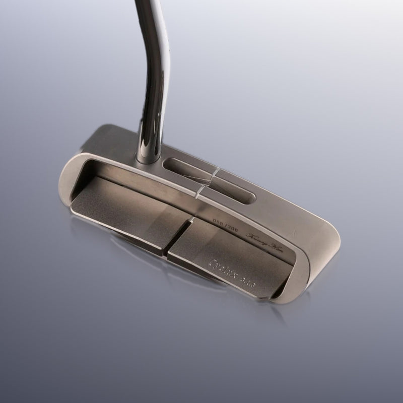 CYCLUX 3.1.3 half mallet putter with MOD3 rear module, rear view