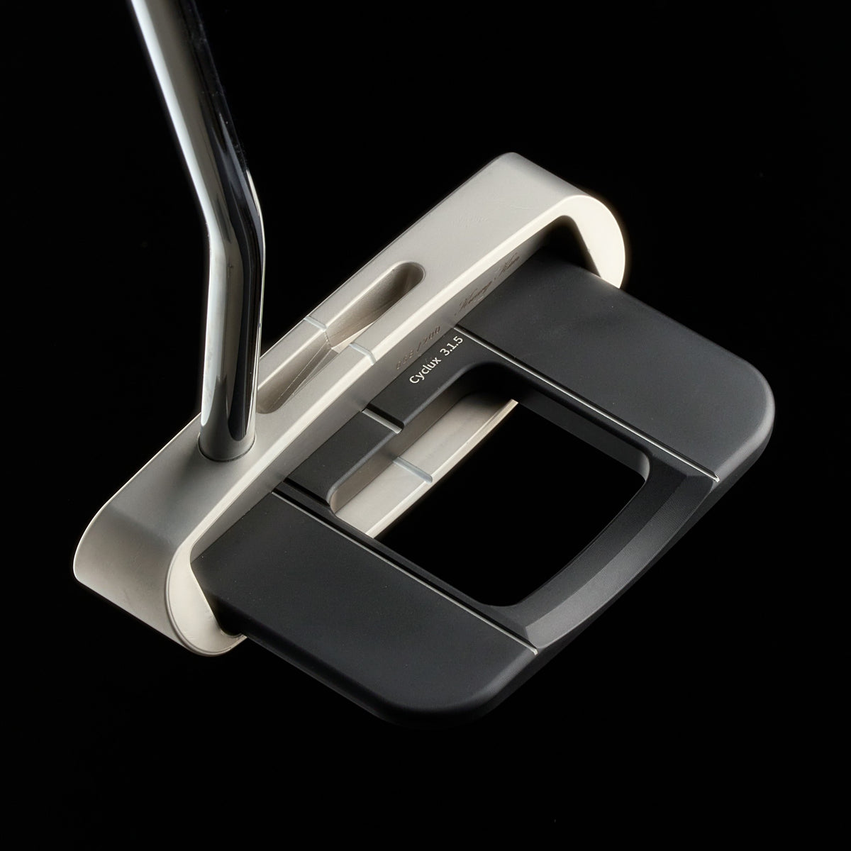 CYCLUX 3.1.5 max stability mallet putter, rear 45-degree view