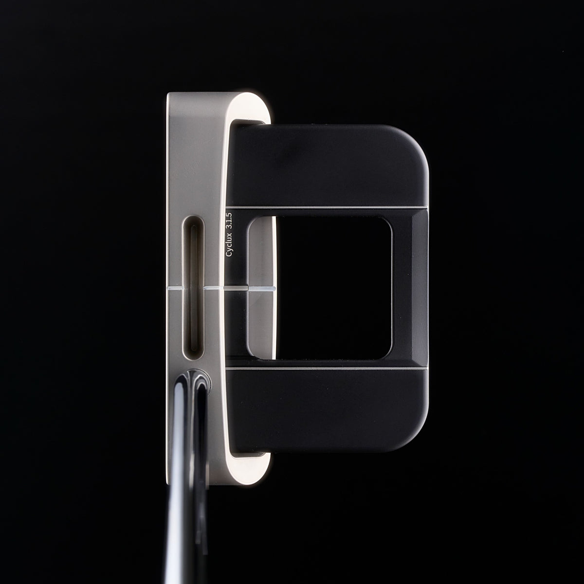 CYCLUX 3.1.5 max stability mallet putter viewed from above